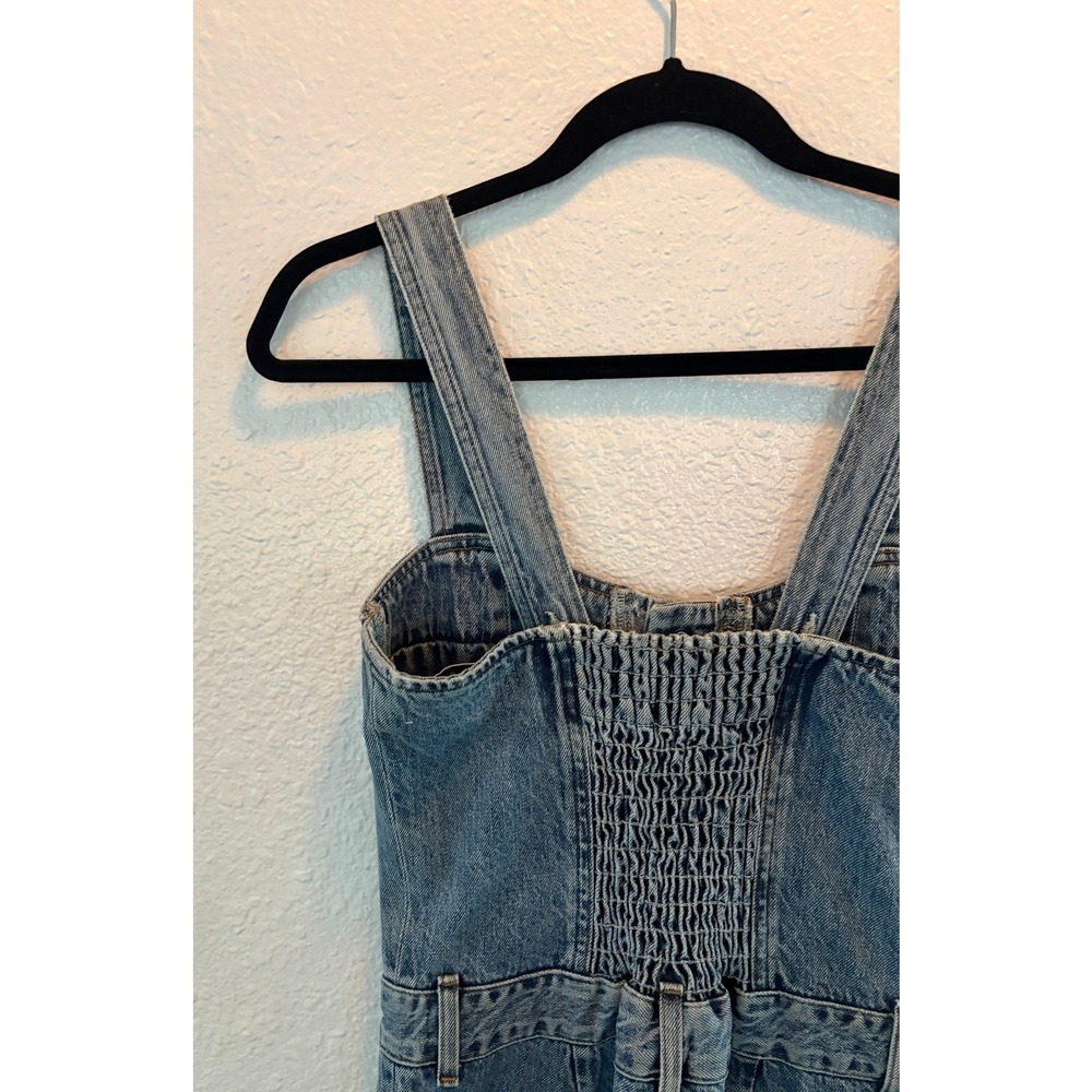 AGOLDE Ingrid Denim Jumpsuit Size 29 Vintage Inspired‎ 80s 90s 6 M Medium - Picture 8 of 9